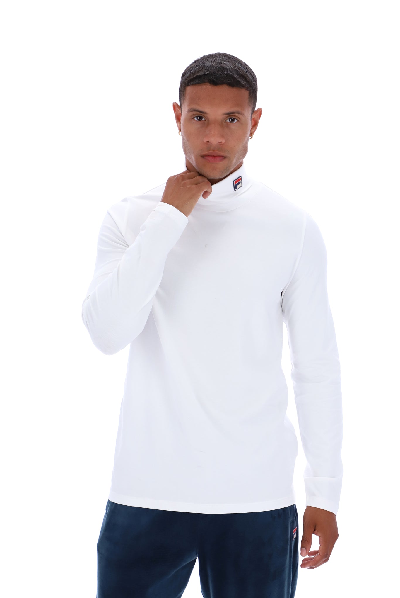 19th Classic Fila Roll Neck - XS