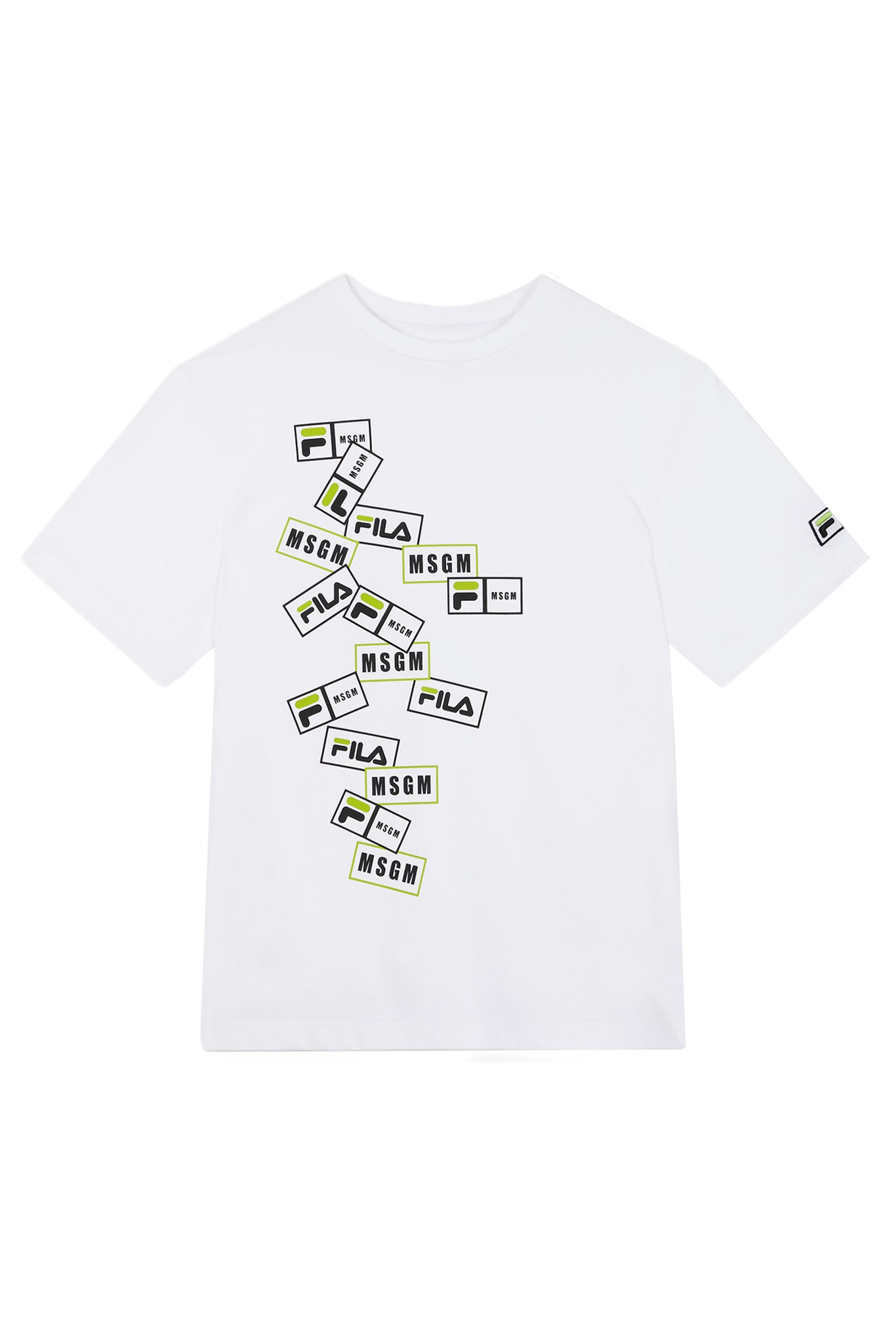 MSGM X FILA Short Sleeve Women's T-Shirt - L