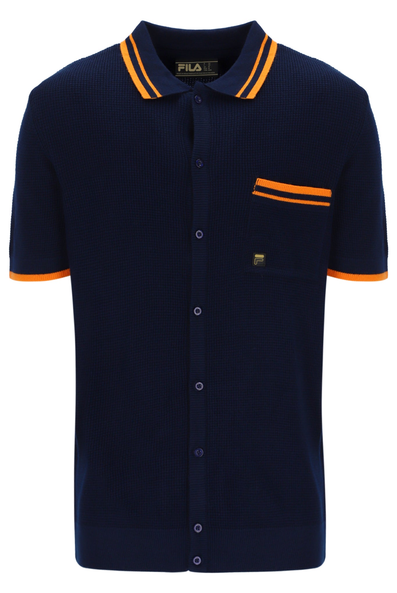 Ascari Waffle Knitted Polo - M