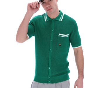 Ascari Waffle Knitted Polo – XXL