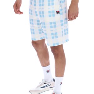 Asher Digital Print Check Sweat Shorts – 3XL