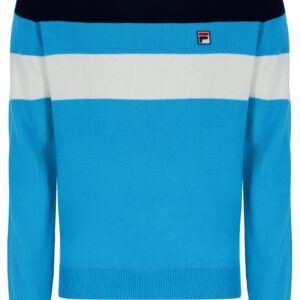 Abner Knitted Colour Blocked Crew – XS