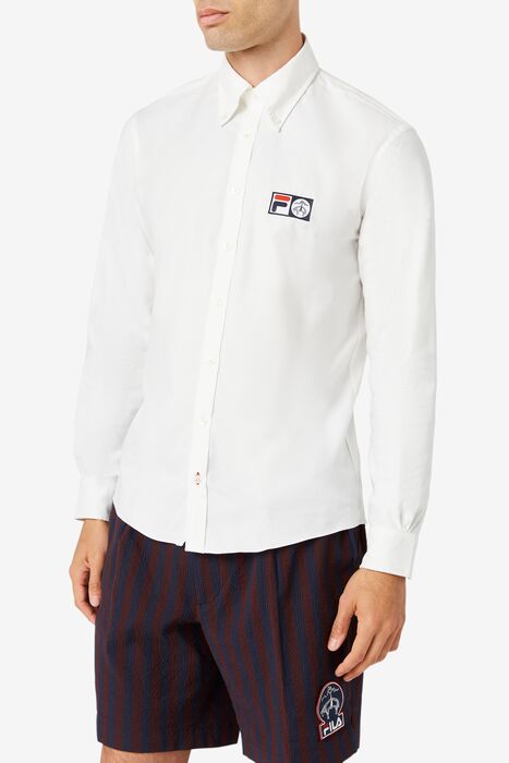 Brooks Brothers X FILA Milano Fit Club Oxford Sport Shirt - L