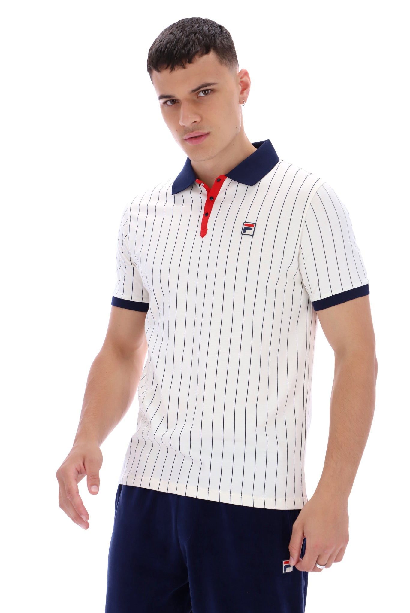 BB1 Classic Vintage Striped Polo - M