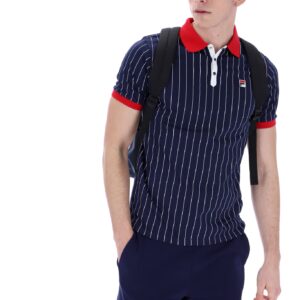 Peacoat BB1 Classic Vintage Striped Polo – 3XL
