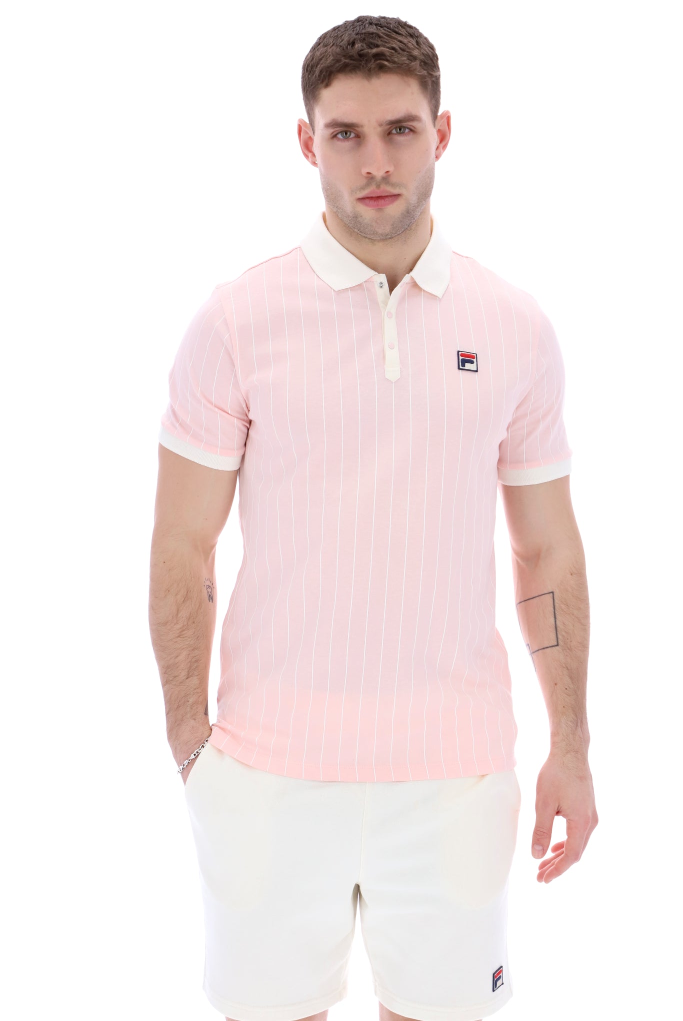 BB1 Classic Vintage Striped Polo - L