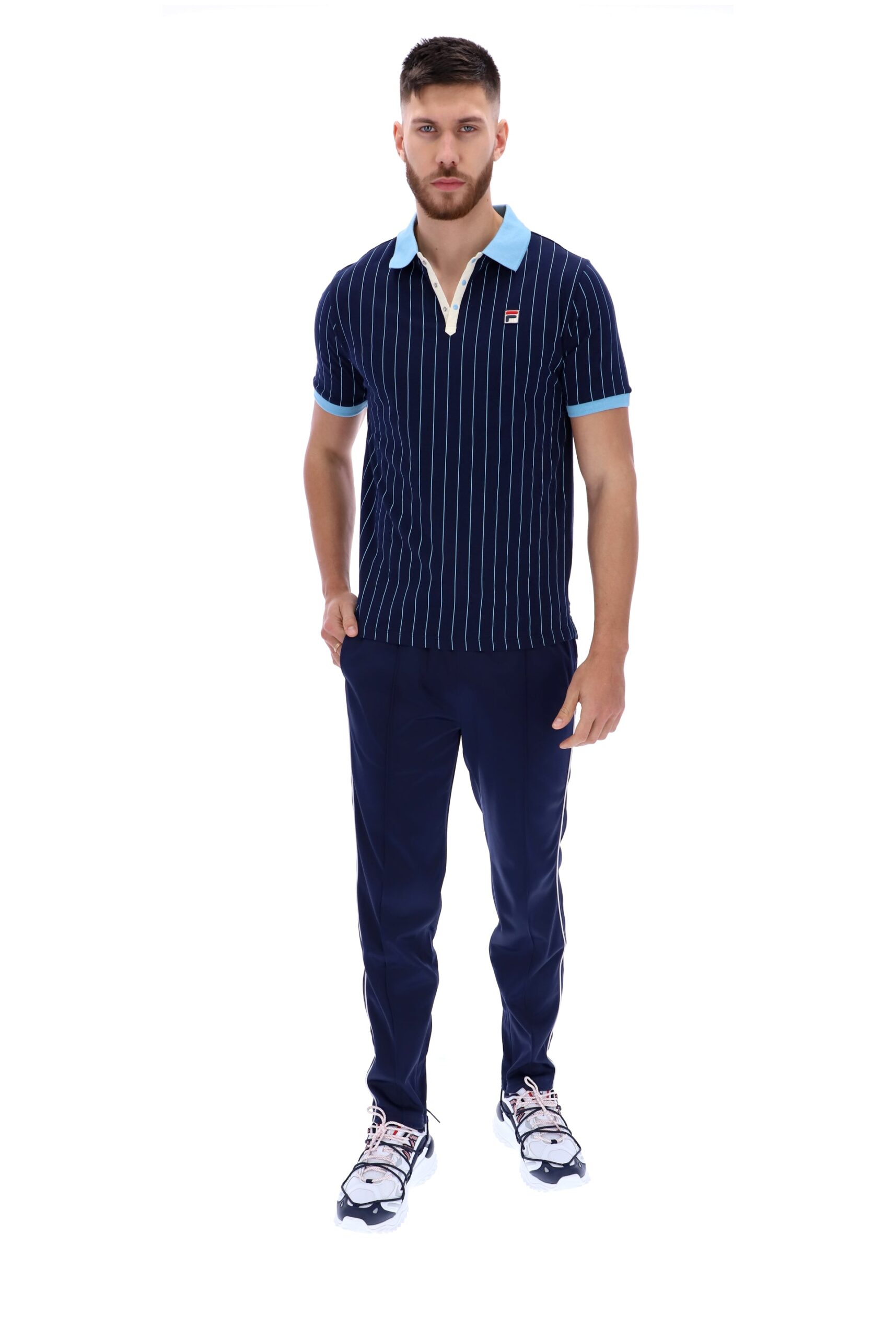BB1 Striped Polo - S