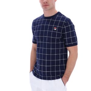 Benton Checked Ringed T-Shirt – 4XL