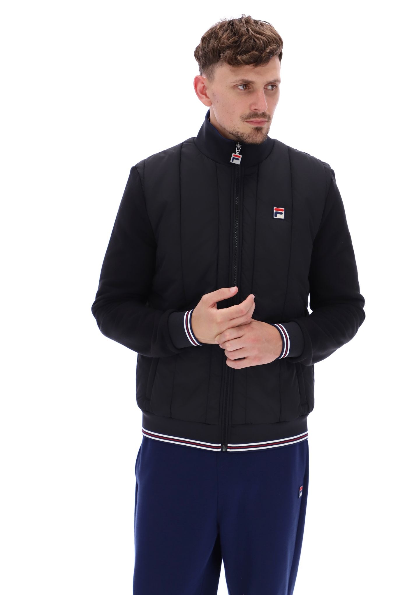 Calum Front Puffer Jacket - L