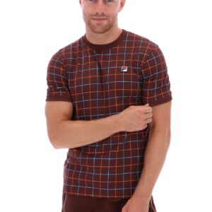 Casbian Check Print Ringer Tee – XXL