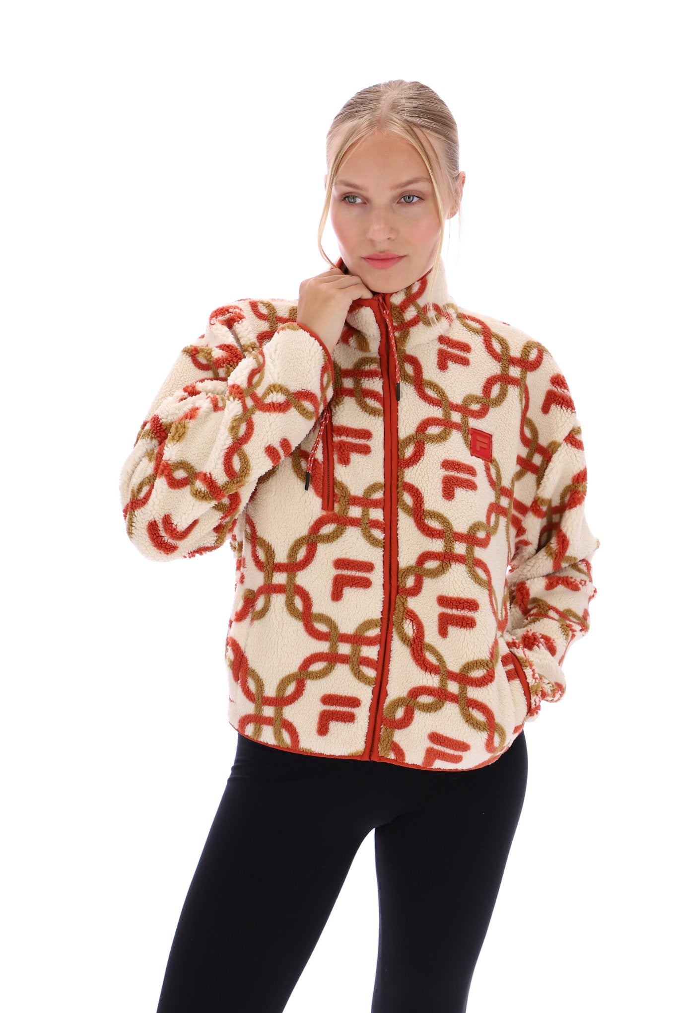 Dawn Panelled Zip Through Fleece - S
