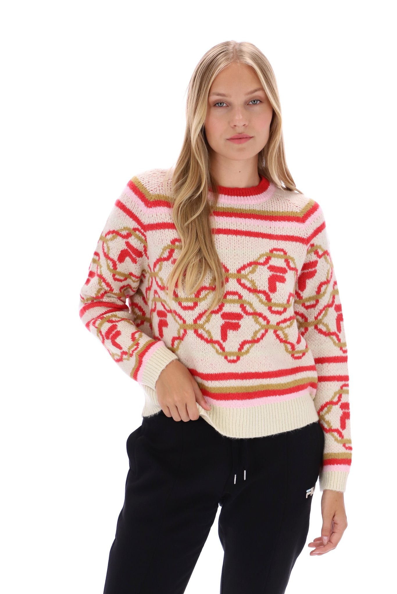 Deana Knitted Crew Neck Sweater - XS