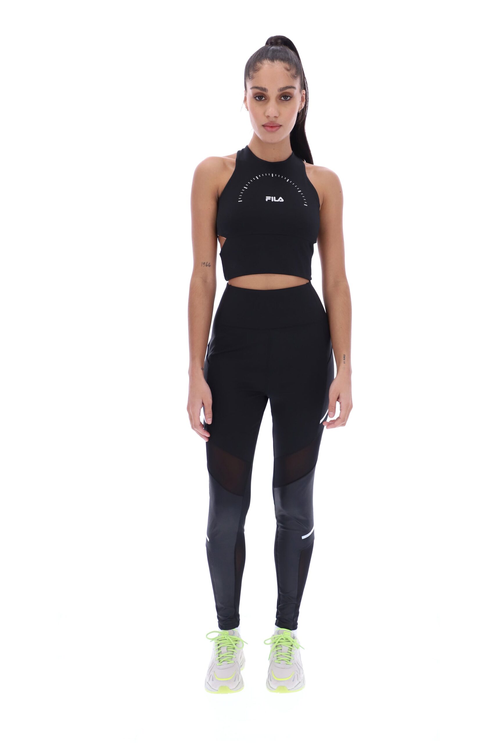 Dempsey Pearlized Panelled Leggings - L