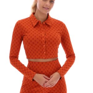 Dawn Cropped Polo Shirt – XXL