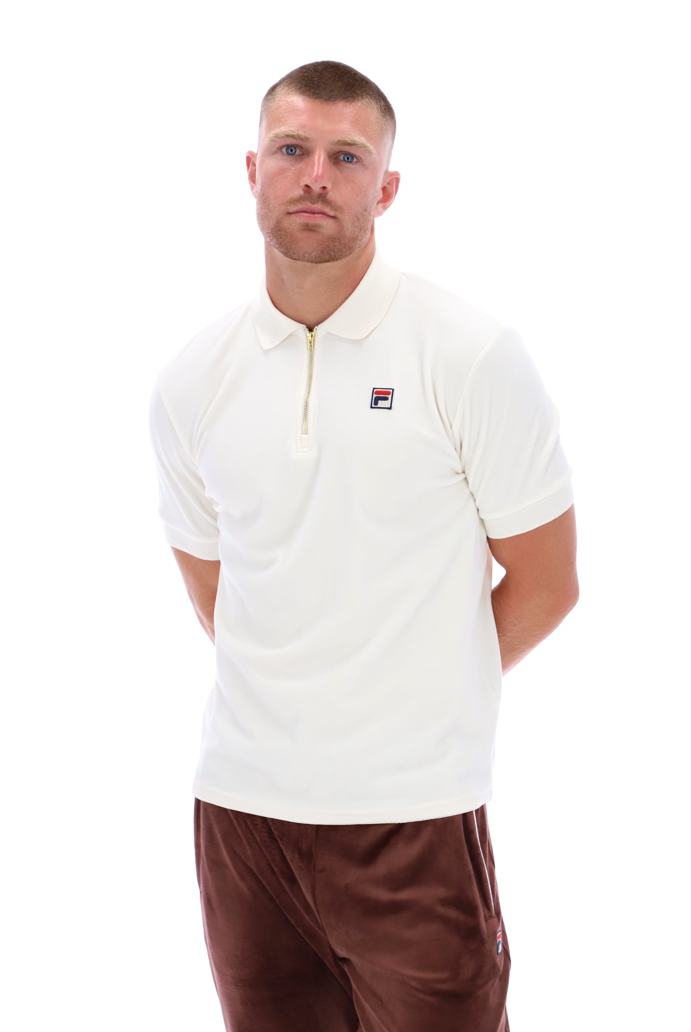 Devon Velour Polo - S