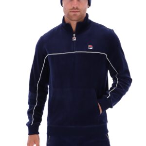 Duke Velour 1/4 Zip With Piping – XXL
