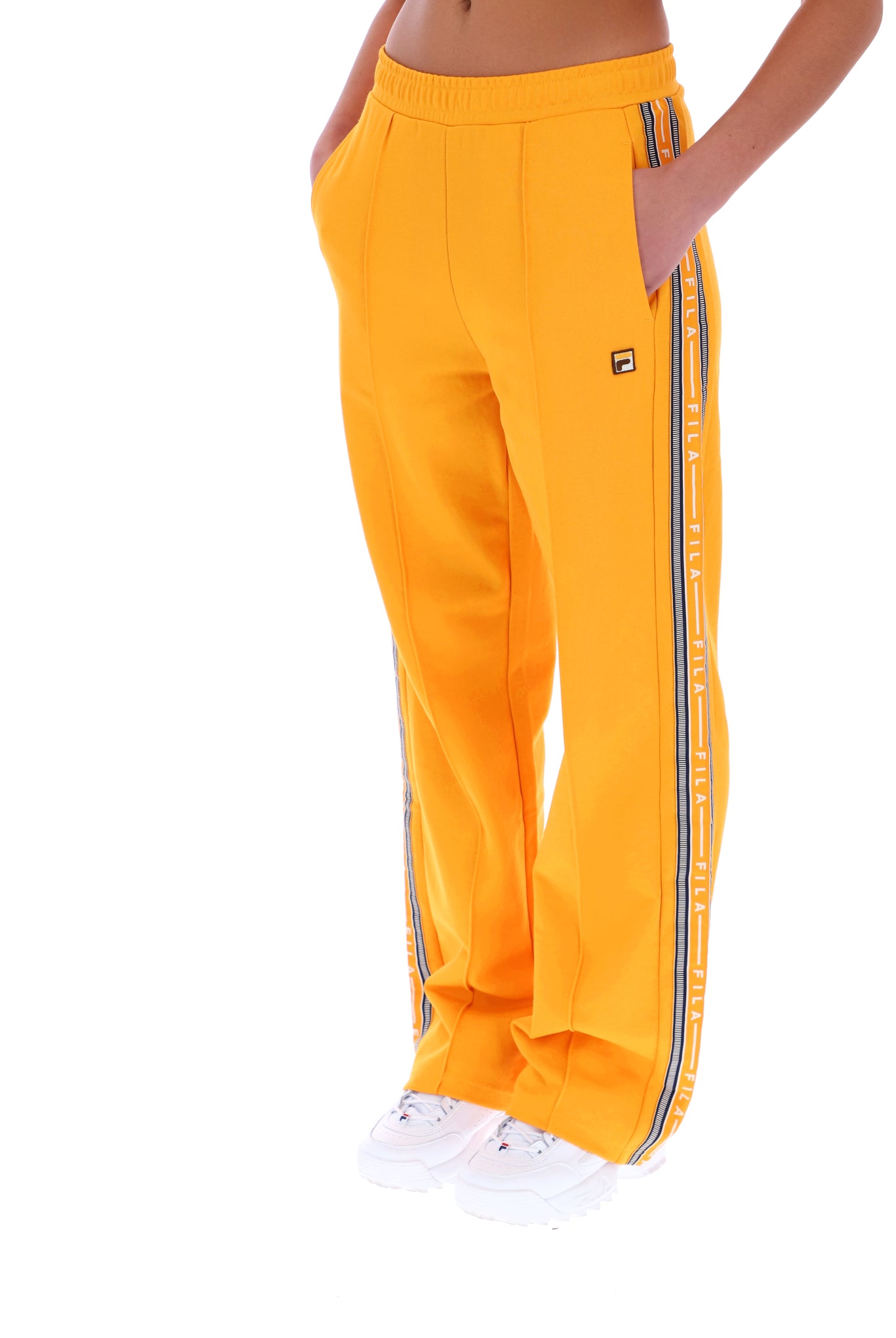 Ella Wide Leg Track Pant - M