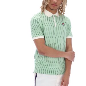Ellery Wave Striped Polo – 3XL