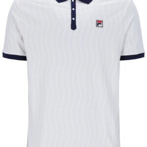 Ellery Wave Striped Polo – 3XL