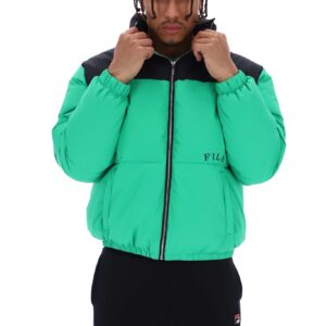 Evan Unisex Panelled Puffer Jacket – XXL
