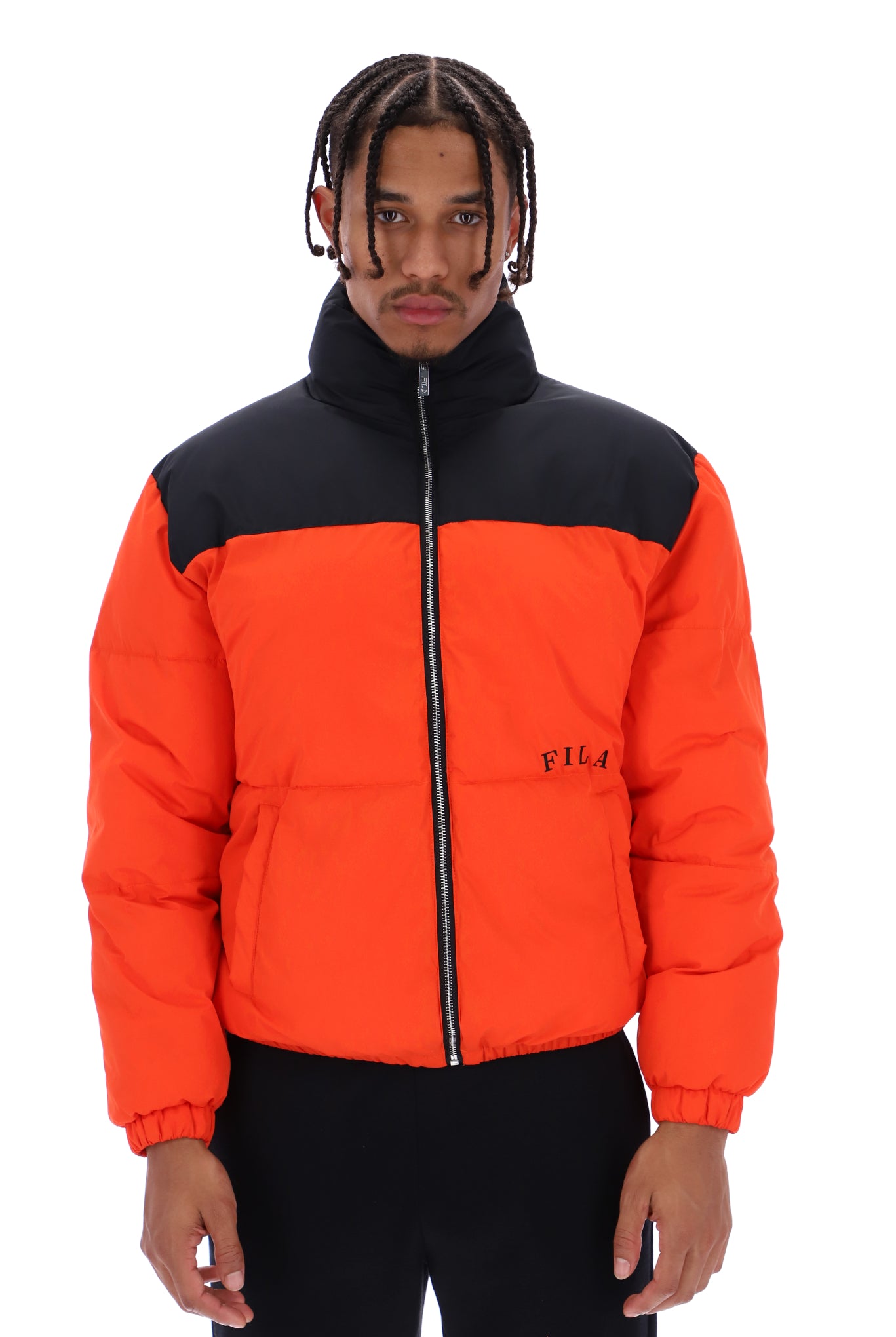 Tangerine Tango Evan Unisex Panelled Puffer Jacket - XL