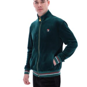 Falken Velour Track Top With Gold Details – 4XL