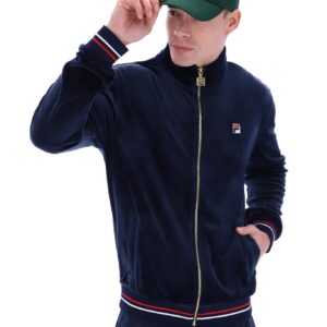 Falken Velour Track Top With Gold Details – XL