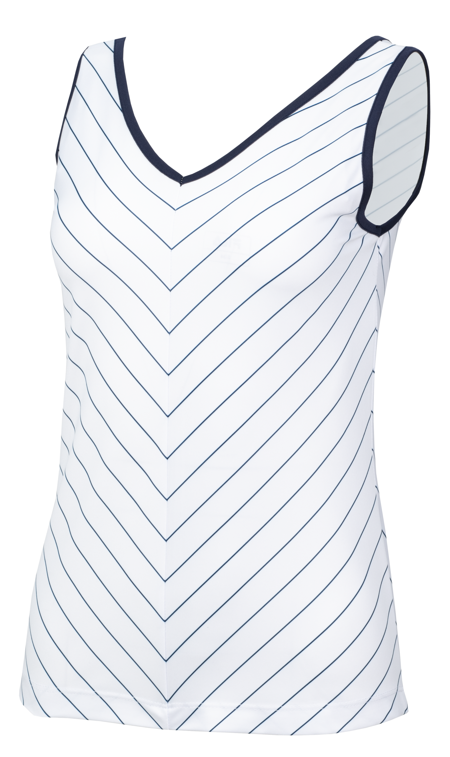 White Caroline Tennis Tank Top - L