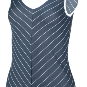 Blue Caroline Tennis Tank Top – L