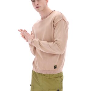 Fleet Knit Crew Top – L
