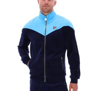 Gus Velour Track Top – S