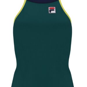 Deep Teal Heritage Halter Tank Top – UK 14