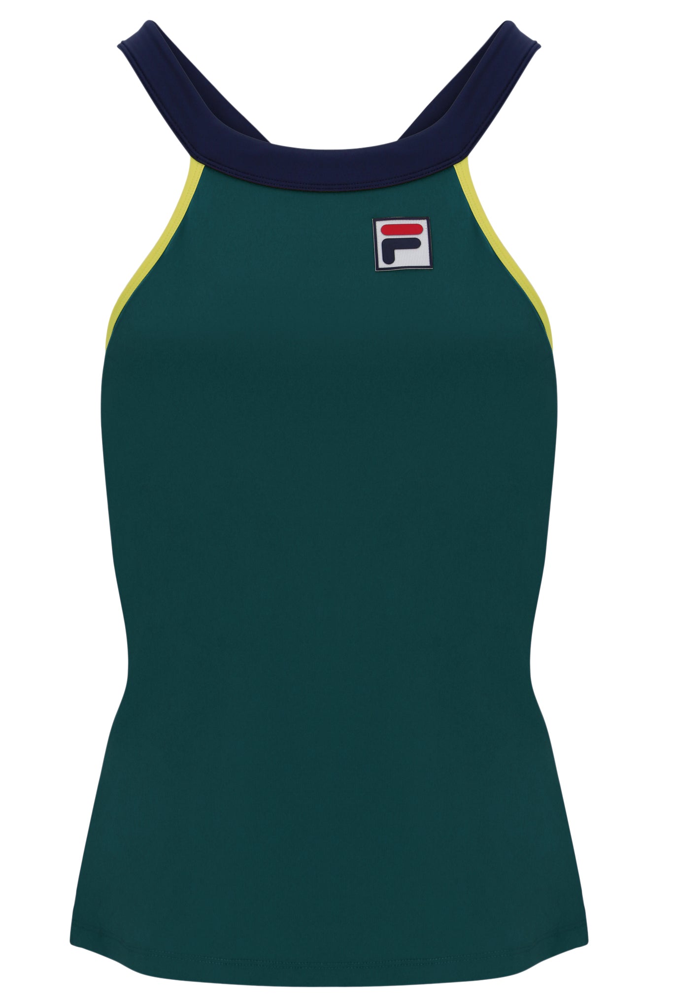 Deep Teal Heritage Halter Tank Top - UK 10