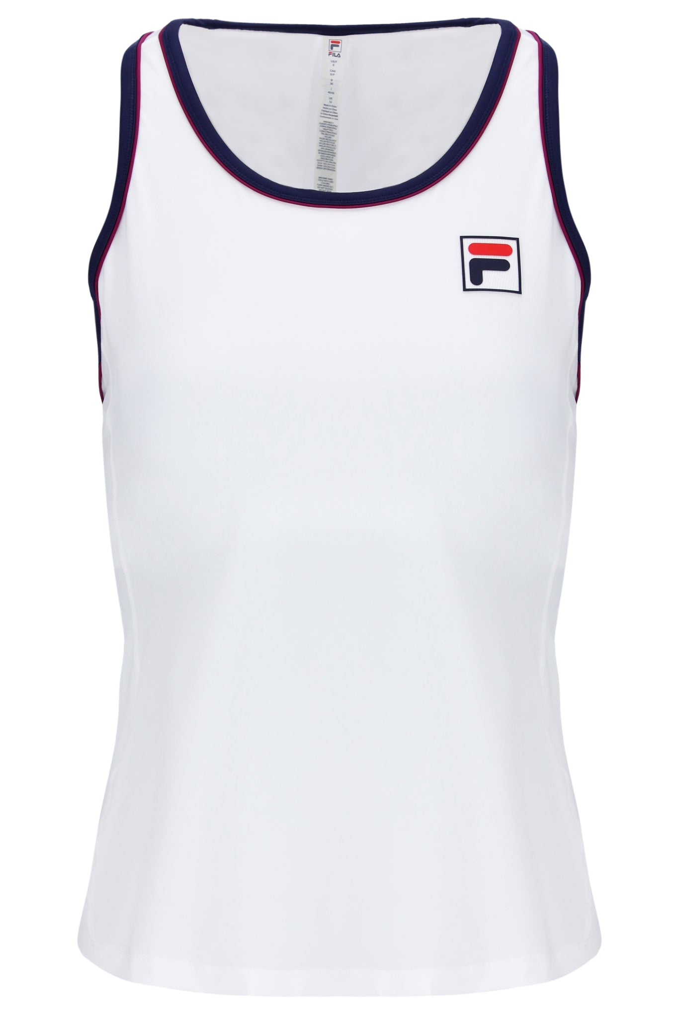 White Heritage Racerback Top - UK 10