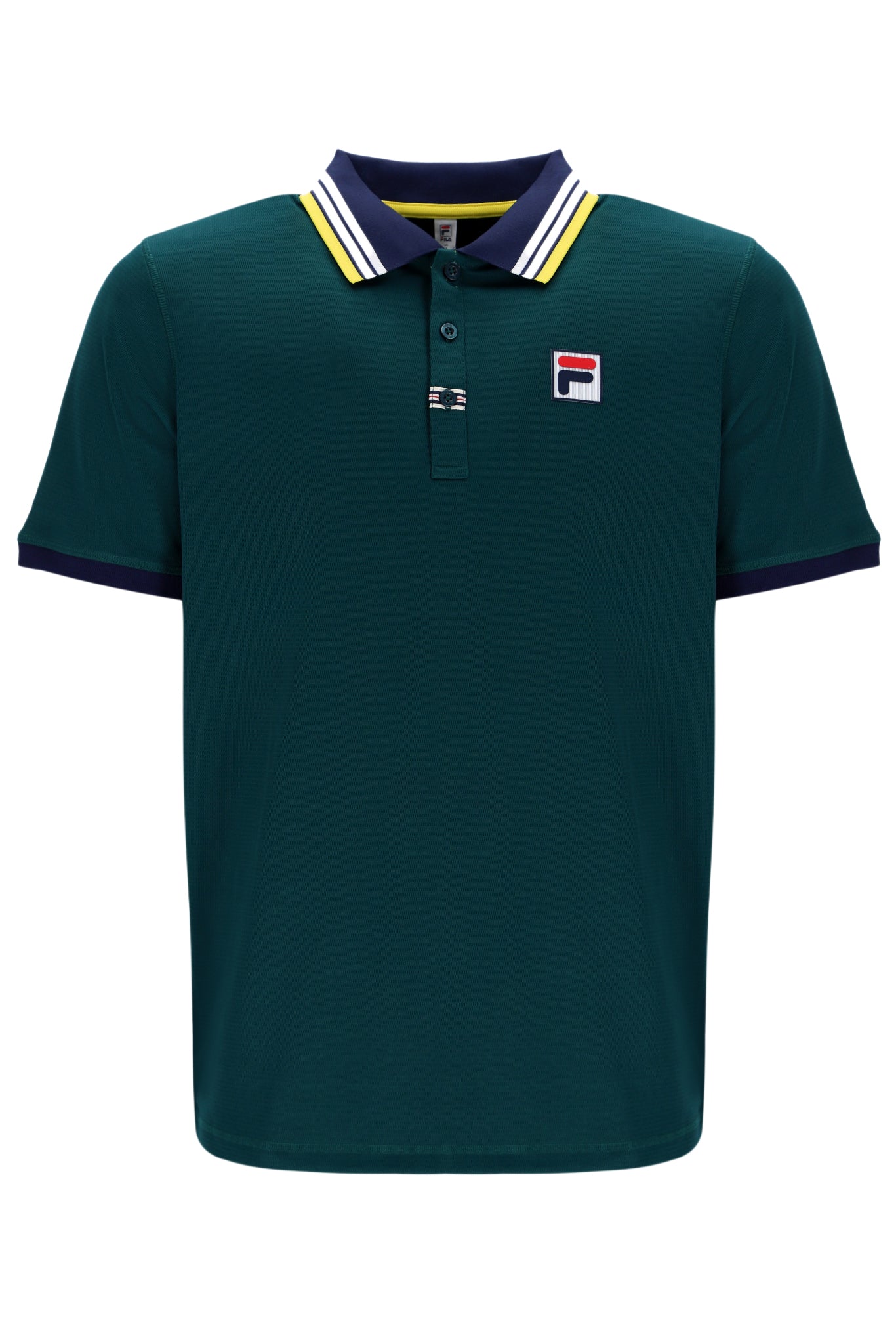 Deep Teal Heritage S/S Solid Polo - UK L
