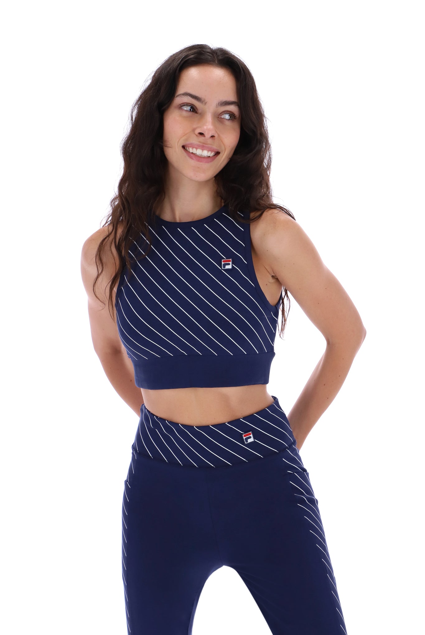 Karla Pin Striped Bra Top - XL
