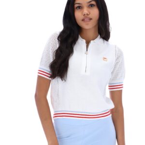 Lennon Pointelle Knitted Collar Top – 3XL