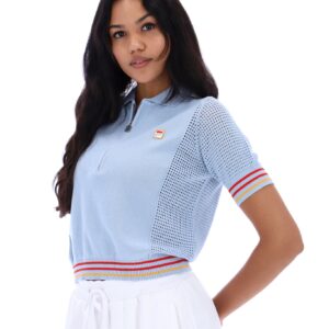 Lennon Pointelle Knitted Collar Top – XXL