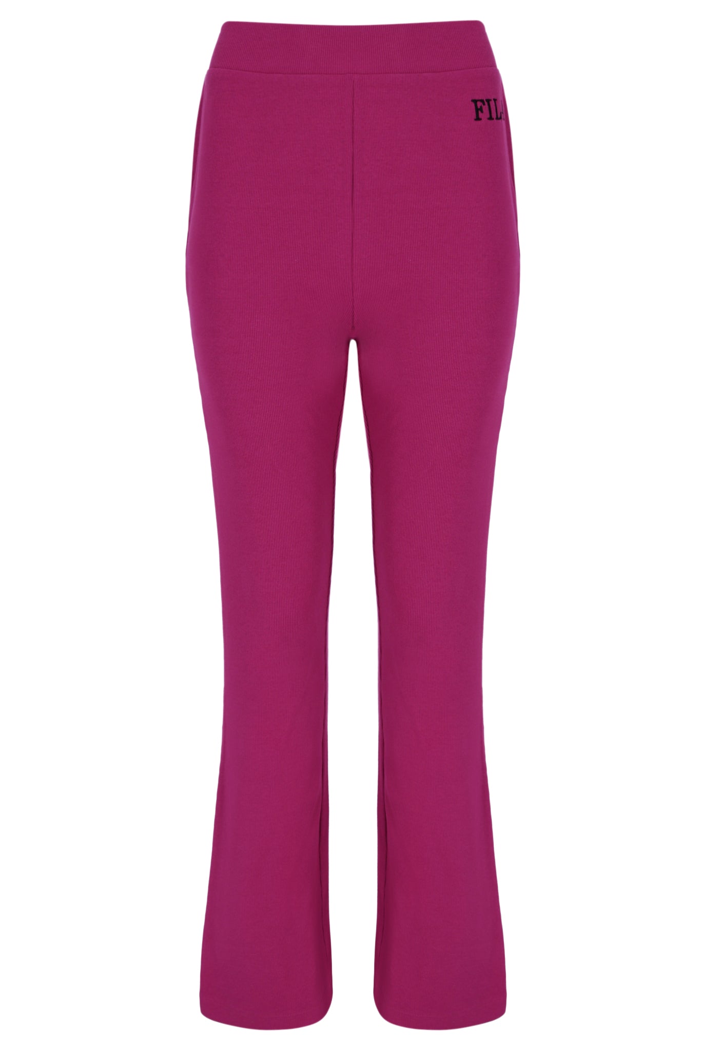 Luna Womens Thick Rib Flared Trouser - XS