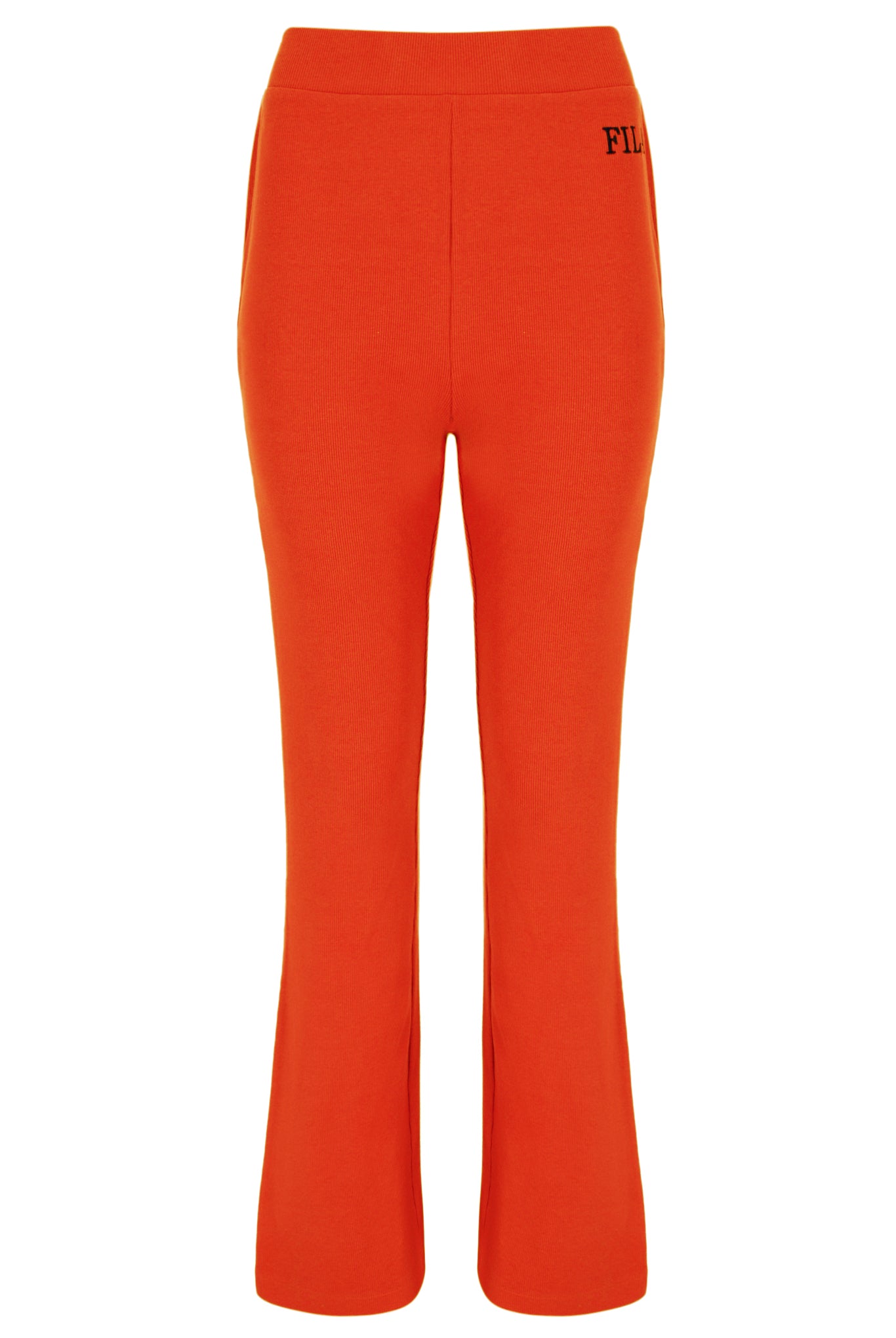 Luna Womens Thick Rib Flared Trouser - L