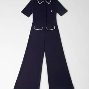 Flared Zip Up Jumpsuit – S