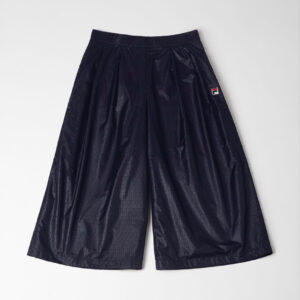 Midnight Blue Pleated Flared Pants – XL