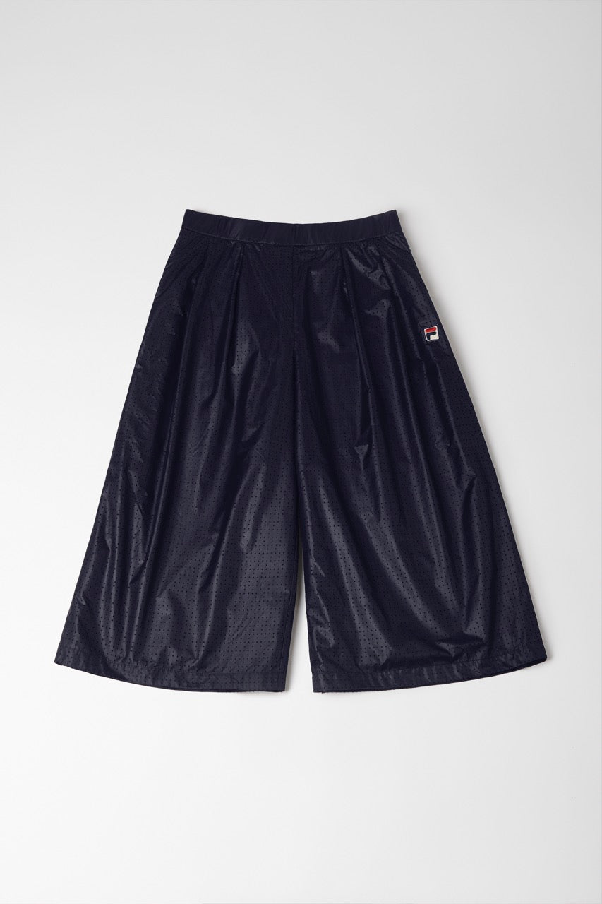 Midnight Blue Pleated Flared Pants - L