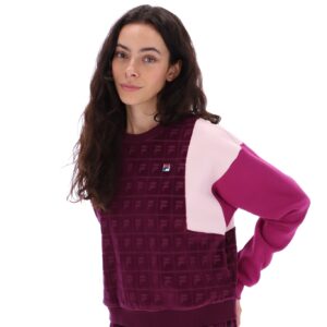 Lucy Velour Crew Sweatshirt – XXL