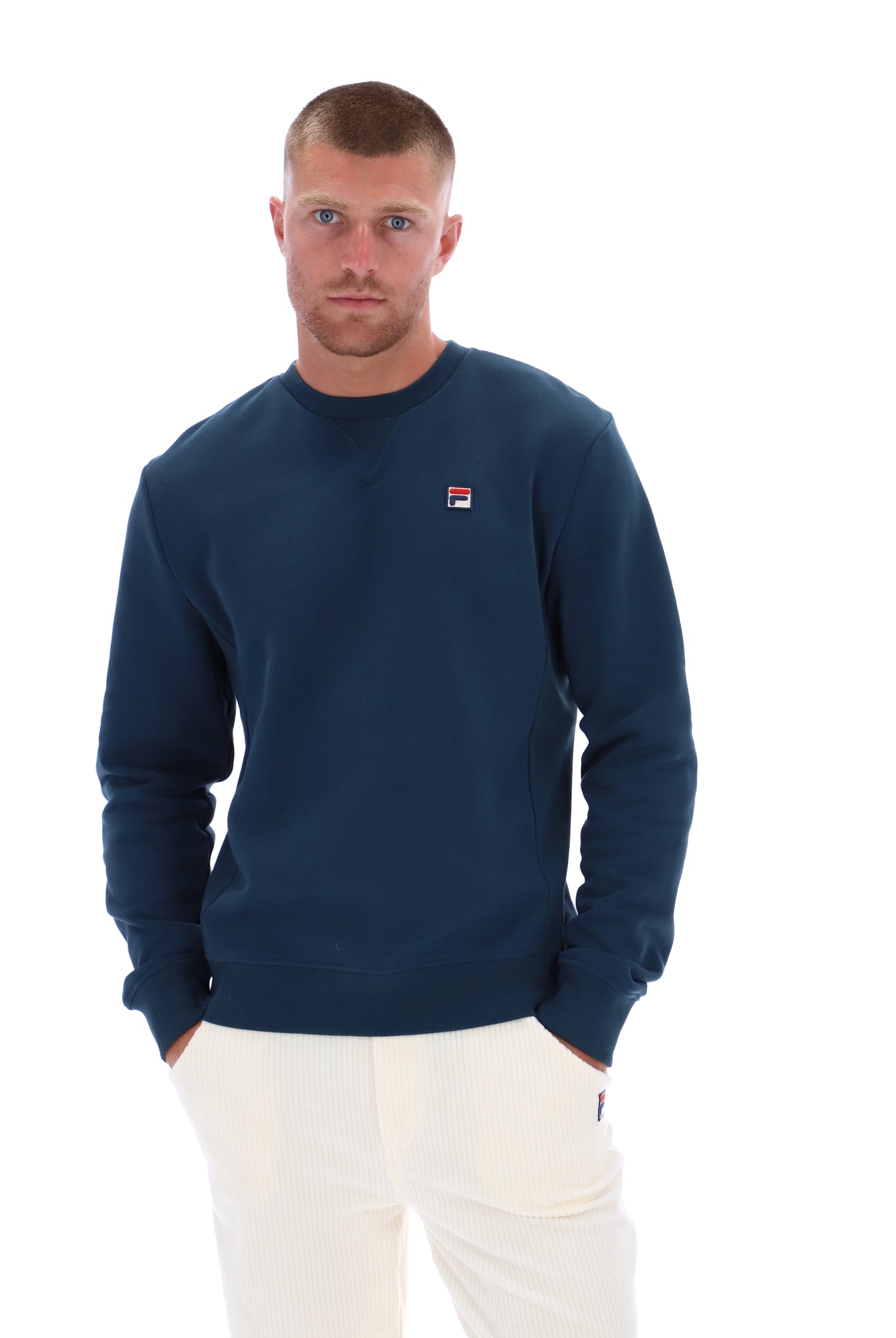 Luka Essential Crew With Ribbed Side Panels - L