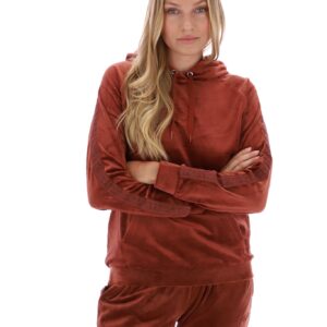 Malia Raglan Velour Hoodie – XXL