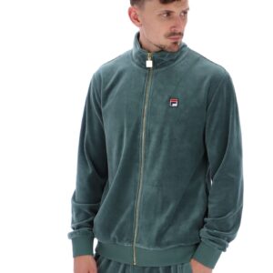 Marc Velour Track Top With Gold Trims – 4XL