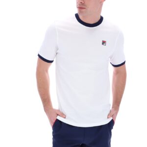 White Marconi Essential Ringer T-Shirt – 3XL