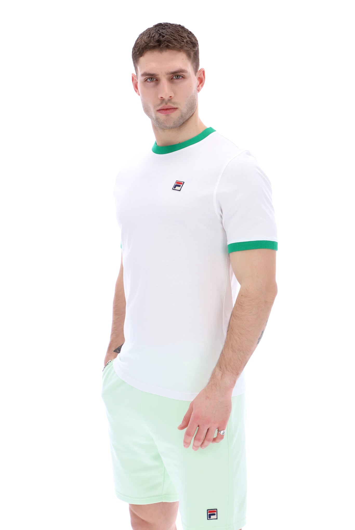 Marconi Essential Ringer T-Shirt - M