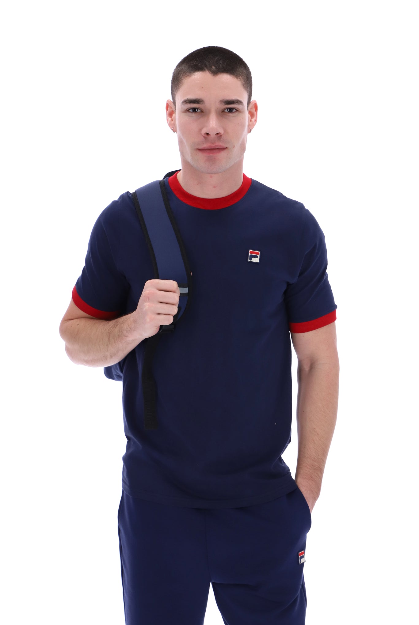 Marconi Essential Ringer T-Shirt - M